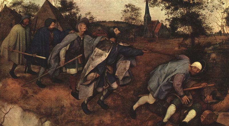 BRUEGEL, Pieter the Elder The Parable of the Blind Leading the Blind f oil painting image